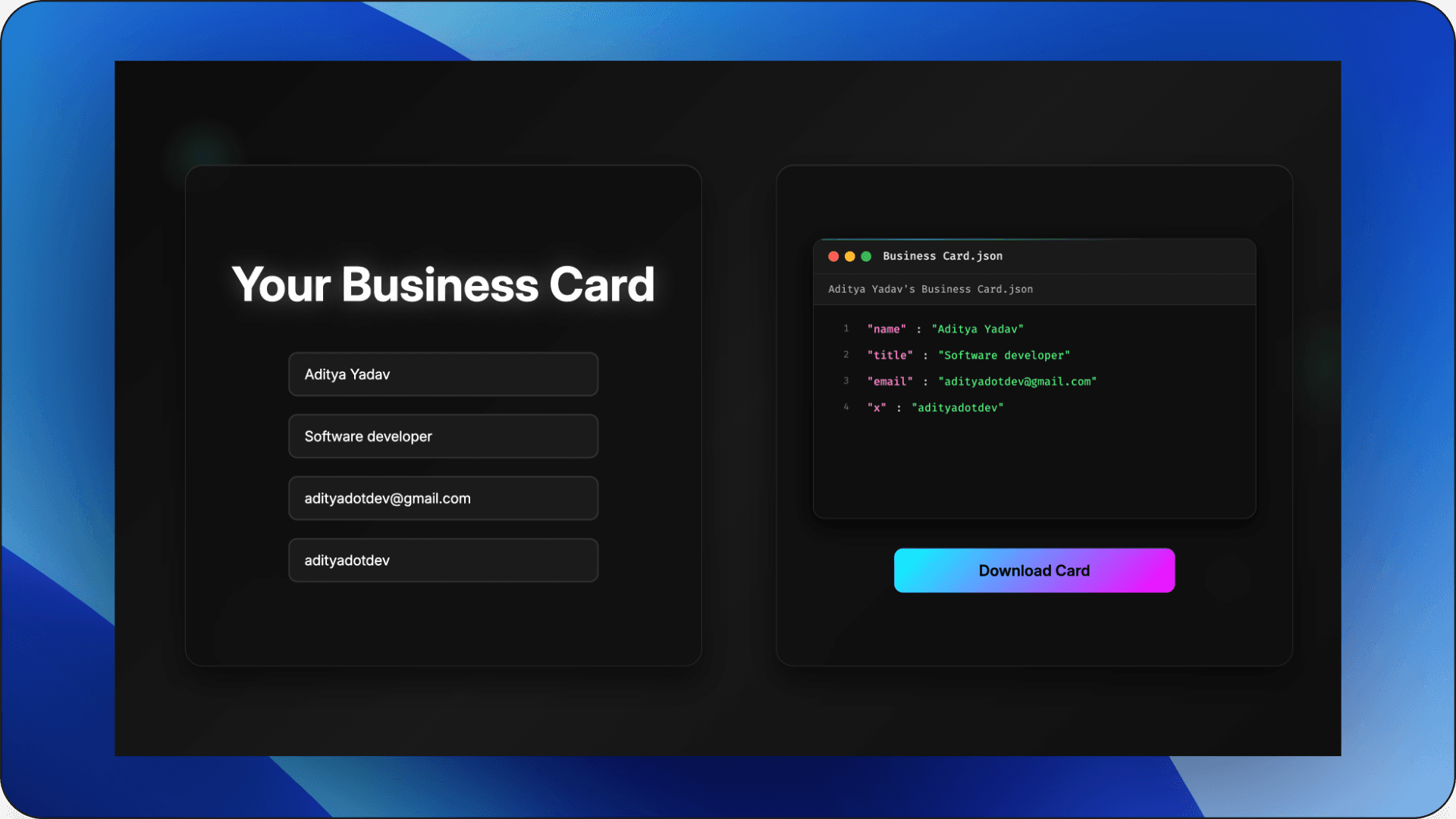 Card Generator