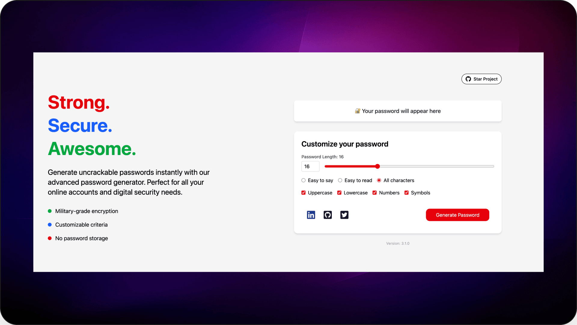 Password Generator